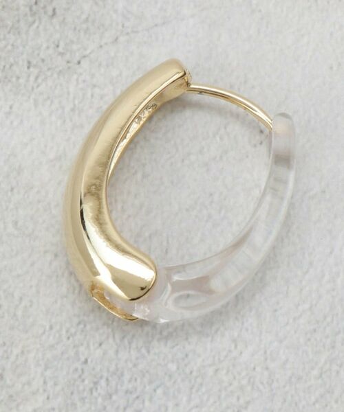 OPAQUE.CLIP / オペーク ドット クリップ ピアス・イヤリング | クリア×メタルコンビワンタッチピアス | 詳細2