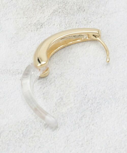 OPAQUE.CLIP / オペーク ドット クリップ ピアス・イヤリング | クリア×メタルコンビワンタッチピアス | 詳細3