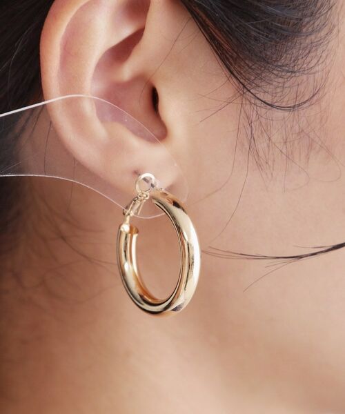 OPAQUE.CLIP / オペーク ドット クリップ ピアス・イヤリング | ワイドミドルフープピアス | 詳細5