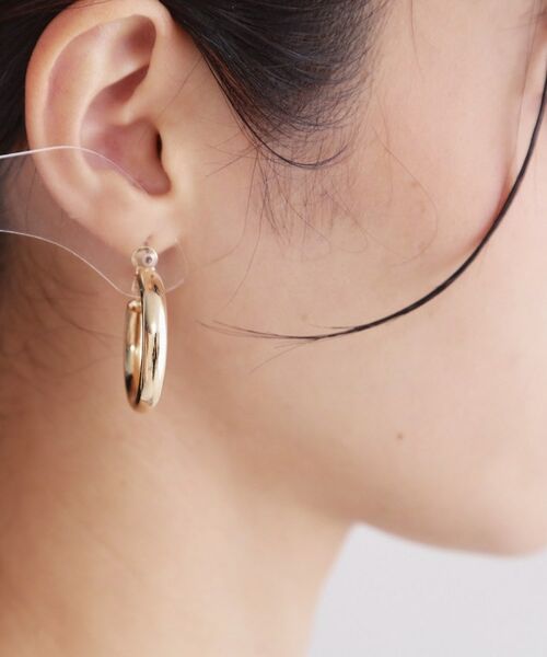 OPAQUE.CLIP / オペーク ドット クリップ ピアス・イヤリング | ワイドミドルフープピアス | 詳細6