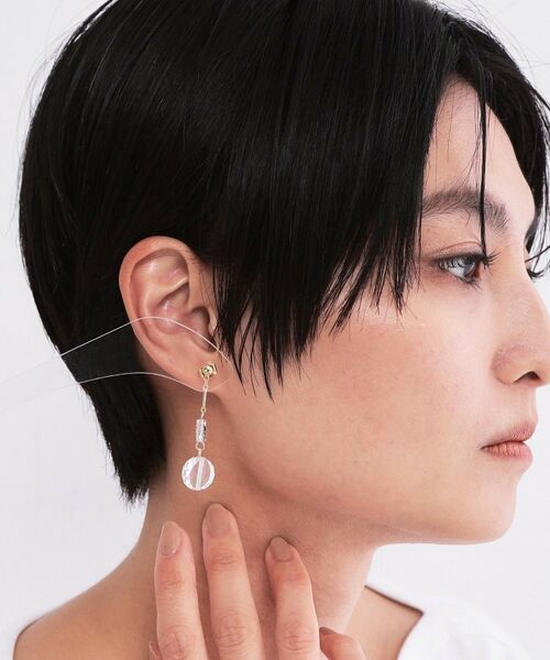 OPAQUE.CLIP / オペーク ドット クリップ ピアス・イヤリング | クリアスイングデザインピアス | 詳細5