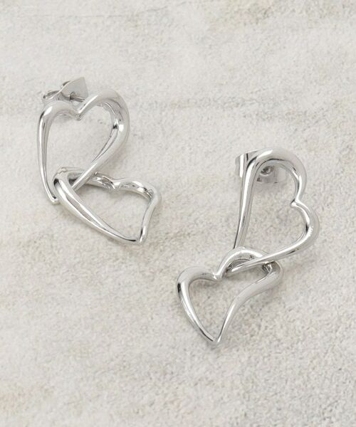 OPAQUE.CLIP / オペーク ドット クリップ ピアス・イヤリング | ハートコネクトデザインピアス（シルバー(006)）