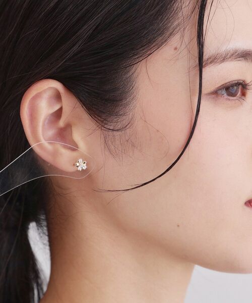 OPAQUE.CLIP / オペーク ドット クリップ ピアス・イヤリング | ビジュー×メタルフラワーミニピアス | 詳細5