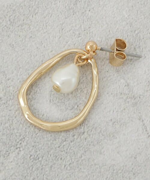 OPAQUE.CLIP / オペーク ドット クリップ ピアス・イヤリング | メタル×フェイクパールスイングデザインピアス | 詳細2