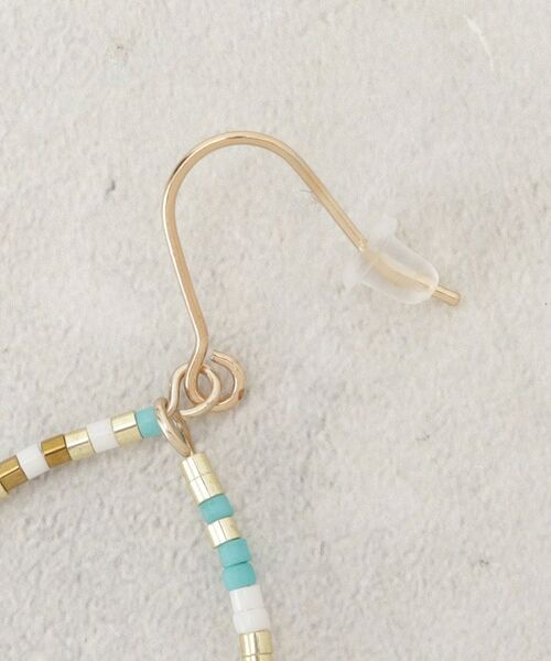 OPAQUE.CLIP / オペーク ドット クリップ ピアス・イヤリング | ドロップデザインマルチカラービーズピアス | 詳細3