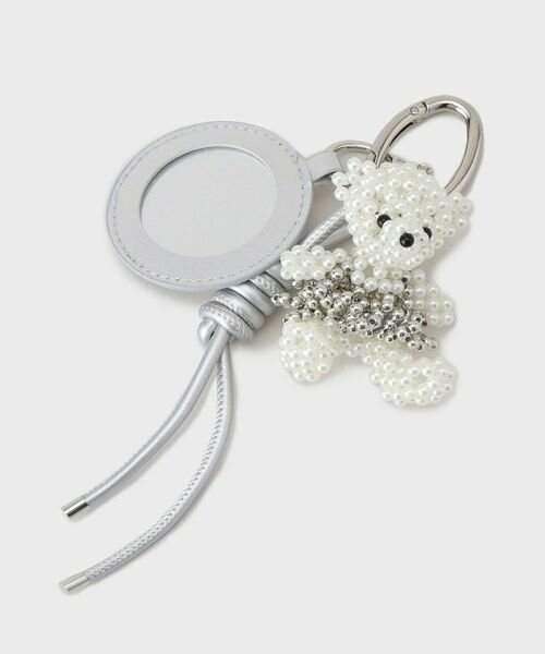 OPAQUE.CLIP / オペーク ドット クリップ キーホルダー・ストラップ | ミラー付きミニベアチャーム | 詳細1