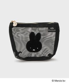 OPAQUE.CLIP / オペーク ドット クリップ ポーチ | ◆【miffy】さがら刺繍チュールメッシュポーチ