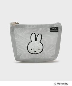 OPAQUE.CLIP / オペーク ドット クリップ ポーチ | ◆【miffy】さがら刺繍チュールメッシュポーチ