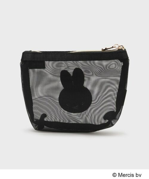 OPAQUE.CLIP / オペーク ドット クリップ ポーチ | ◆【miffy】さがら刺繍チュールメッシュポーチ | 詳細3