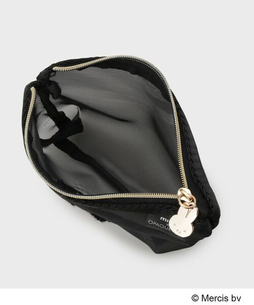 OPAQUE.CLIP / オペーク ドット クリップ ポーチ | ◆【miffy】さがら刺繍チュールメッシュポーチ | 詳細4