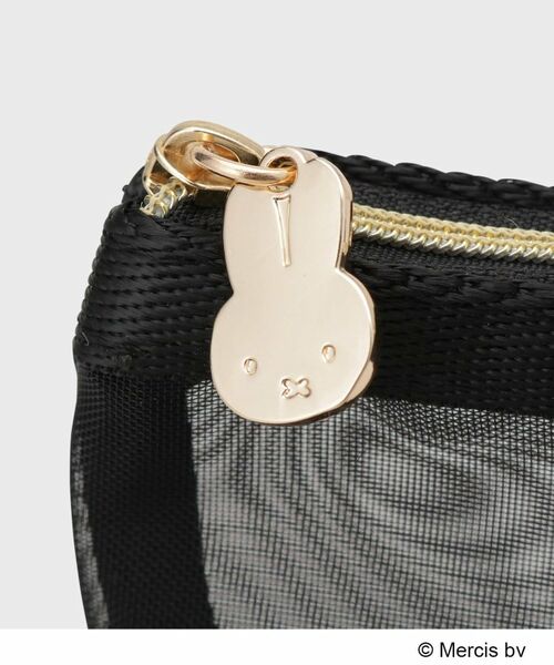 OPAQUE.CLIP / オペーク ドット クリップ ポーチ | ◆【miffy】さがら刺繍チュールメッシュポーチ | 詳細5