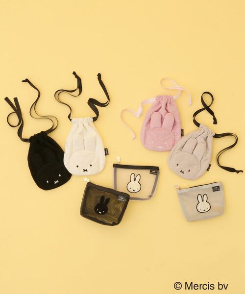 OPAQUE.CLIP / オペーク ドット クリップ ポーチ | ◆【miffy】さがら刺繍チュールメッシュポーチ | 詳細9