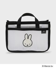 OPAQUE.CLIP / オペーク ドット クリップ ポーチ | ◆【miffy】さがら刺繍チュールメッシュバッグインバッグ