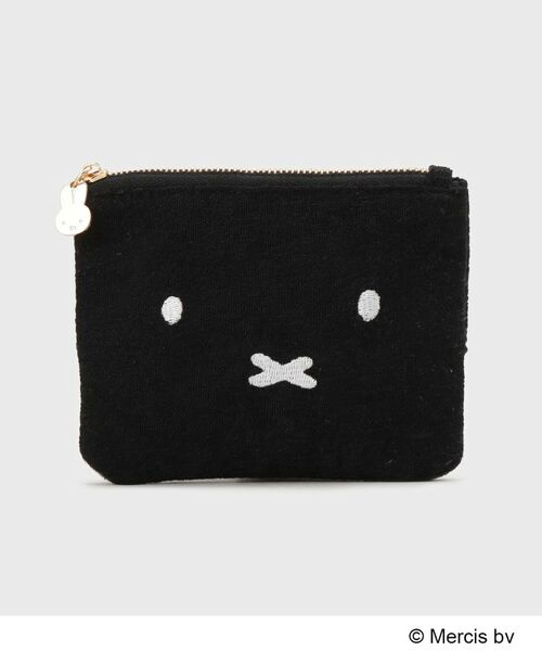 OPAQUE.CLIP / オペーク ドット クリップ ポーチ | ◆【miffy】パイルティッシュポーチ（ブラック(019)）