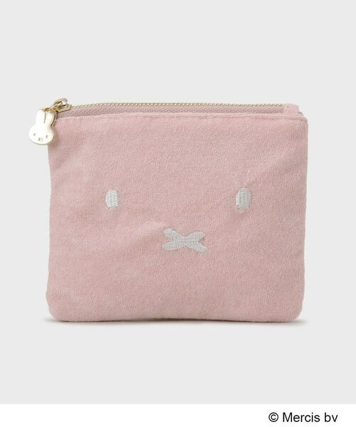 OPAQUE.CLIP / オペーク ドット クリップ ポーチ | ◆【miffy】パイルティッシュポーチ（ピンク(871)）