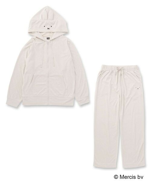 OPAQUE.CLIP / オペーク ドット クリップ ルームウェア | ◆【miffy】パイルルームセットアップ（グレージュ(050)）