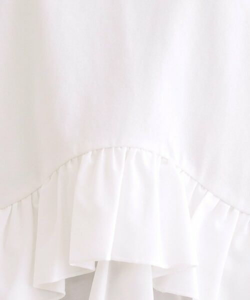 OPAQUE.CLIP / オペーク ドット クリップ Tシャツ | 裾フリルドッキングTシャツ【洗濯機OK】 | 詳細4