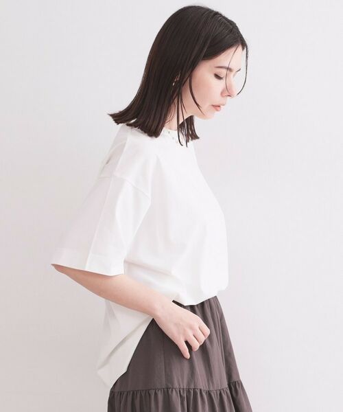 OPAQUE.CLIP / オペーク ドット クリップ Tシャツ | リラクシーカットソー【洗濯機OK】 | 詳細1