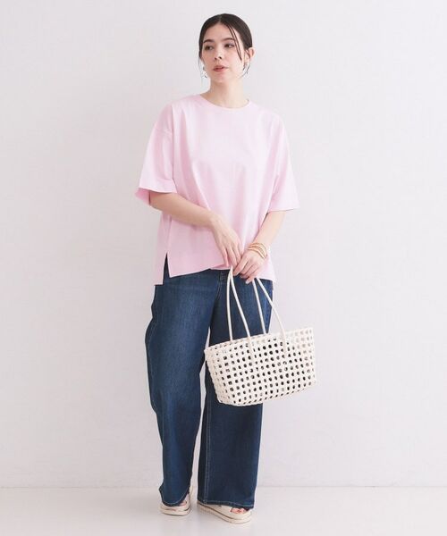 OPAQUE.CLIP / オペーク ドット クリップ Tシャツ | リラクシーカットソー【洗濯機OK】 | 詳細14