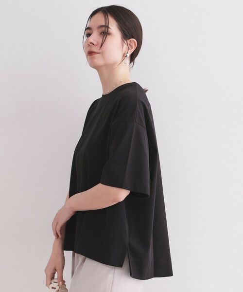 OPAQUE.CLIP / オペーク ドット クリップ Tシャツ | リラクシーカットソー【洗濯機OK】 | 詳細9