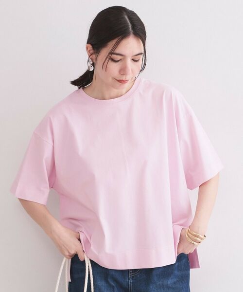 OPAQUE.CLIP / オペーク ドット クリップ Tシャツ | リラクシーカットソー【洗濯機OK】（ピンク(071)）