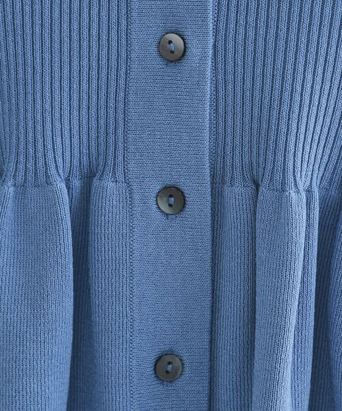 OPAQUE.CLIP / オペーク ドット クリップ カーディガン・ボレロ | ペプラムVネックニットカーディガン【洗濯機OK／抗ピル】 | 詳細12