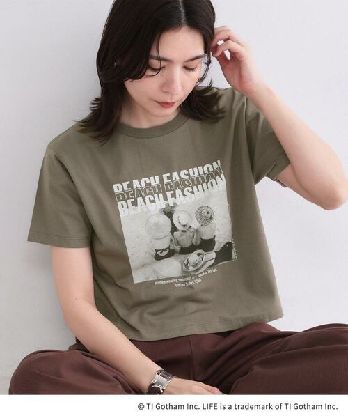 OPAQUE.CLIP / オペーク ドット クリップ Tシャツ | 【LIFE PICTURE COLLECTION】アソートフォトTシャツ（チャコールグレー(014)）