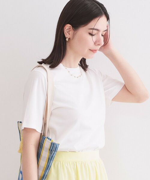 OPAQUE.CLIP / オペーク ドット クリップ Tシャツ | ベーシックTシャツ／オーガニックコットン混【洗濯機OK】 | 詳細1