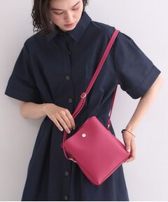 OPAQUE.CLIP / オペーク ドット クリップ ショルダーバッグ | 新色追加！シュリンク合皮3層ミニショルダーバッグ【軽量／長さ調整可能】