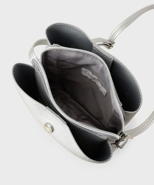 OPAQUE.CLIP / オペーク ドット クリップ ショルダーバッグ | 新色追加!シュリンク合皮3層ミニショルダーバッグ【軽量/長さ調整可能】 | 詳細20
