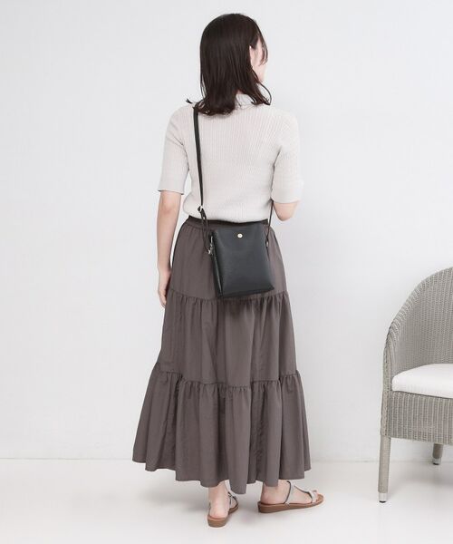 OPAQUE.CLIP / オペーク ドット クリップ ショルダーバッグ | 新色追加!シュリンク合皮3層ミニショルダーバッグ【軽量/長さ調整可能】 | 詳細6