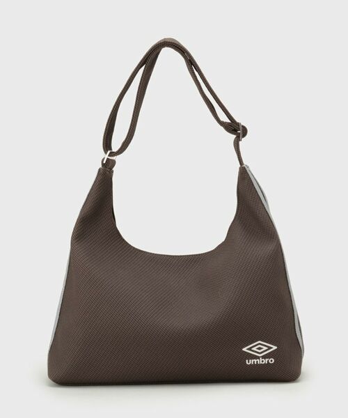 OPAQUE.CLIP / オペーク ドット クリップ ショルダーバッグ | ◆【umbro／アンブロ】サイドラインデザインワンショルダーバッグ（ブラウン(544)）
