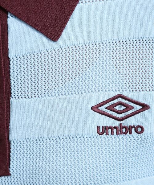 OPAQUE.CLIP / オペーク ドット クリップ ニット・セーター | ◆【umbro／アンブロ】メッシュボーダー配色ポロニット | 詳細16
