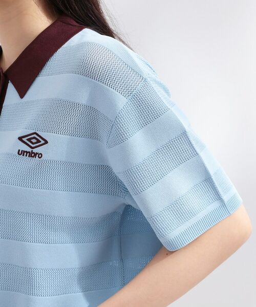 OPAQUE.CLIP / オペーク ドット クリップ ニット・セーター | ◆【umbro／アンブロ】メッシュボーダー配色ポロニット | 詳細21