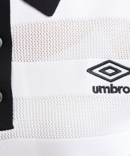 OPAQUE.CLIP / オペーク ドット クリップ ニット・セーター | ◆【umbro／アンブロ】メッシュボーダー配色ポロニット | 詳細8