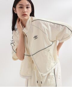 OPAQUE.CLIP / オペーク ドット クリップ レザーブルゾン・ジャケット | ◆【umbro／アンブロ】シアーナイロン5分袖ZIPアップブルゾン