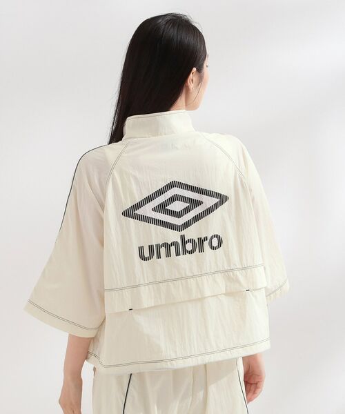 OPAQUE.CLIP / オペーク ドット クリップ レザーブルゾン・ジャケット | ◆【umbro／アンブロ】シアーナイロン5分袖ZIPアップブルゾン | 詳細21
