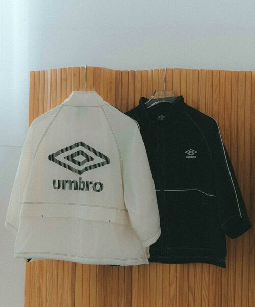 OPAQUE.CLIP / オペーク ドット クリップ レザーブルゾン・ジャケット | ◆【umbro／アンブロ】シアーナイロン5分袖ZIPアップブルゾン | 詳細4