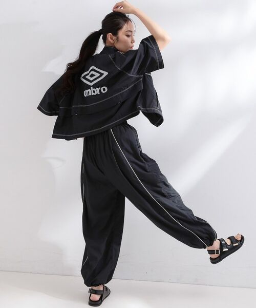 OPAQUE.CLIP / オペーク ドット クリップ パンツ | ◆【umbro／アンブロ】シアーナイロンカーブシルエットイージパンツ | 詳細15