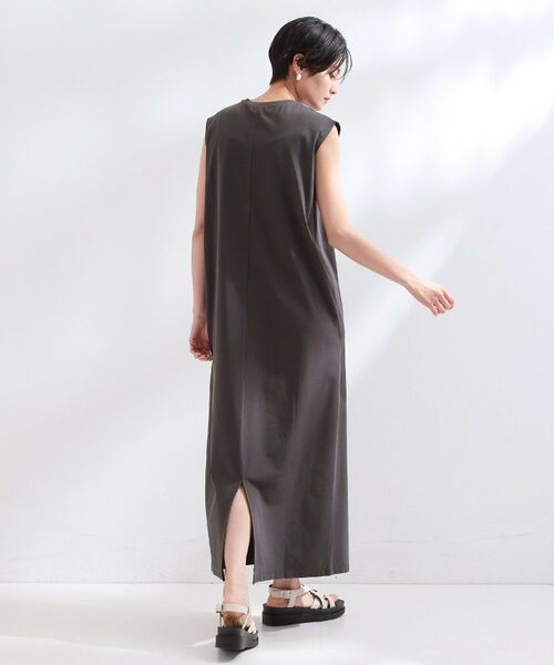 OPAQUE.CLIP / オペーク ドット クリップ ロング・マキシ丈ワンピース | 《ツインセット》カットソーワンピース×シャーリングビスチェ【洗濯機OK】 | 詳細22