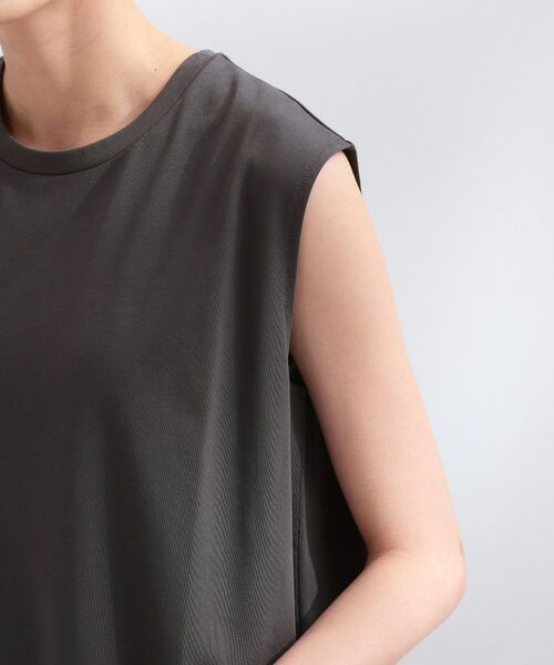 OPAQUE.CLIP / オペーク ドット クリップ ロング・マキシ丈ワンピース | 《ツインセット》カットソーワンピース×シャーリングビスチェ【洗濯機OK】 | 詳細24