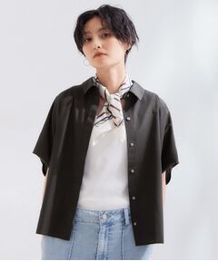 OPAQUE.CLIP / オペーク ドット クリップ シャツ・ブラウス | フレンチフォルムシャツ【洗濯機OK】