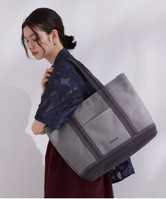 OPAQUE.CLIP / オペーク ドット クリップ トートバッグ | バイカラー帆布BIGトート