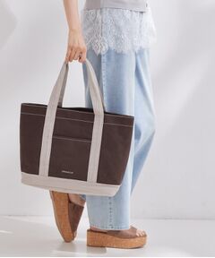 OPAQUE.CLIP / オペーク ドット クリップ トートバッグ | バイカラー帆布BIGトート