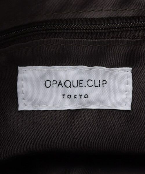 OPAQUE.CLIP / オペーク ドット クリップ ショルダーバッグ | 【2WAY】スムース合皮ワイドデザインスクエアボディバッグ | 詳細11