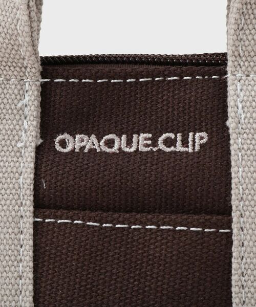 OPAQUE.CLIP / オペーク ドット クリップ キーホルダー・ストラップ | バイカラー帆布ミニBAGチャーム | 詳細11