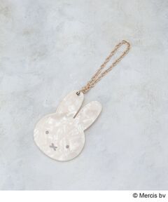OPAQUE.CLIP / オペーク ドット クリップ キーホルダー・ストラップ | ◆【miffy】フェイス型シェル調スライドミラーチャーム