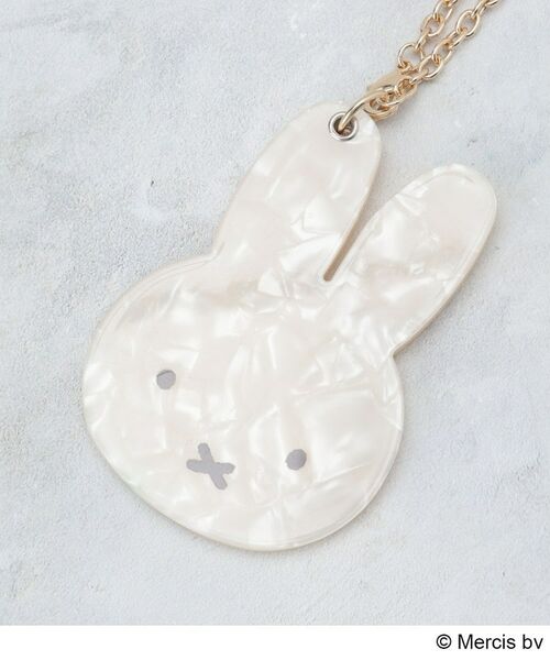 OPAQUE.CLIP / オペーク ドット クリップ キーホルダー・ストラップ | ◆【miffy】フェイス型シェル調スライドミラーチャーム | 詳細3
