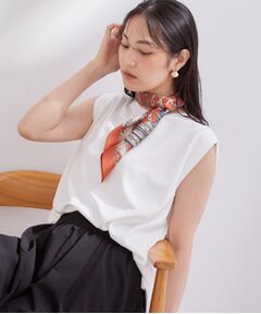 OPAQUE.CLIP / オペーク ドット クリップ カットソー | 【UVケア／接触冷感】スーパーアイス ノースリーブボクシーカットソー《洗濯機OK》