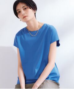 OPAQUE.CLIP / オペーク ドット クリップ カットソー | ベーシックフレンチスリーブカットソー／オーガニックコットン混【洗濯機OK】